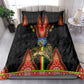 Ethiopia Lion of Judah and The Star Seal Bedding Set Dashiki Style