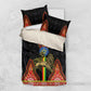 Ethiopia Lion of Judah and The Star Seal Bedding Set Dashiki Style
