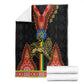 Ethiopia Lion of Judah and The Star Seal Blanket Dashiki Style