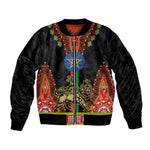 Ethiopia Lion of Judah and The Star Seal Bomber Jacket Dashiki Style