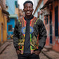 Ethiopia Lion of Judah and The Star Seal Bomber Jacket Dashiki Style