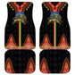 Ethiopia Lion of Judah and The Star Seal Car Mats Dashiki Style