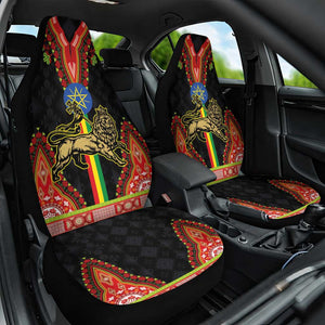Ethiopia Lion of Judah and The Star Seal Car Seat Cover Dashiki Style