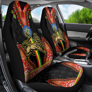 Ethiopia Lion of Judah and The Star Seal Car Seat Cover Dashiki Style