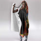 Ethiopia Lion of Judah and The Star Seal Hooded Blanket Dashiki Style