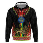 Ethiopia Lion of Judah and The Star Seal Hoodie Dashiki Style