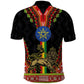 Ethiopia Lion of Judah and The Star Seal Polo Shirt Dashiki Style