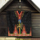 Ethiopia Lion of Judah and The Star Seal Quilt Dashiki Style
