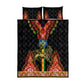 Ethiopia Lion of Judah and The Star Seal Quilt Bed Set Dashiki Style