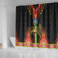 Ethiopia Lion of Judah and The Star Seal Shower Curtain Dashiki Style