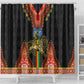 Ethiopia Lion of Judah and The Star Seal Shower Curtain Dashiki Style