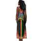 Ethiopia Lion of Judah and The Star Seal Tank Maxi Dress Dashiki Style