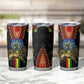 Ethiopia Lion of Judah and The Star Seal Tumbler Cup Dashiki Style