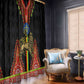 Ethiopia Lion of Judah and The Star Seal Window Curtain Dashiki Style