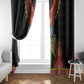Ethiopia Lion of Judah and The Star Seal Window Curtain Dashiki Style