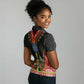 Ethiopia Lion of Judah and The Star Seal Women Polo Shirt Dashiki Style