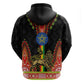 Ethiopia Lion of Judah and The Star Seal Zip Hoodie Dashiki Style
