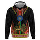 Ethiopia Lion of Judah and The Star Seal Zip Hoodie Dashiki Style