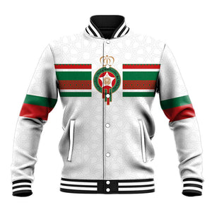 Custom Moroccan Football Baseball Jacket The Hunt of Atlas Lions