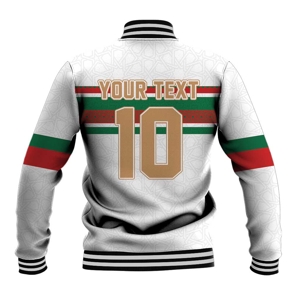 Custom Moroccan Football Baseball Jacket The Hunt of Atlas Lions