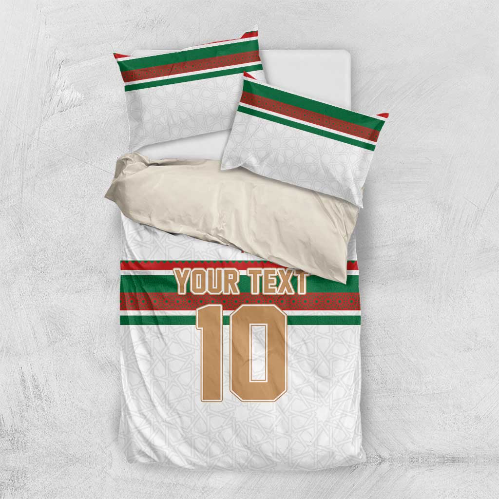 Custom Moroccan Football Bedding Set The Hunt of Atlas Lions