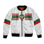 Custom Moroccan Football Bomber Jacket The Hunt of Atlas Lions