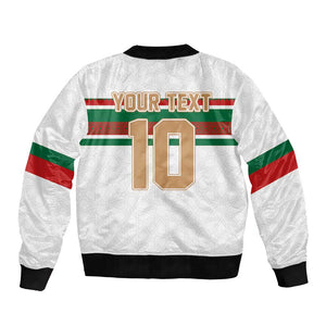 Custom Moroccan Football Bomber Jacket The Hunt of Atlas Lions