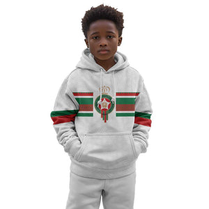 Custom Moroccan Football Kid Hoodie The Hunt of Atlas Lions