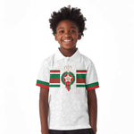 Custom Moroccan Football Kid Polo Shirt The Hunt of Atlas Lions