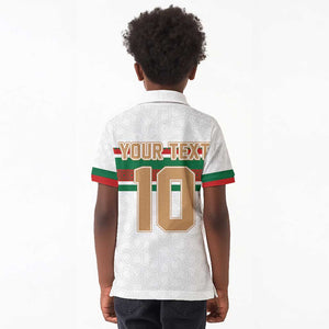 Custom Moroccan Football Kid Polo Shirt The Hunt of Atlas Lions