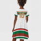 Custom Moroccan Football Kid Short Sleeve Dress The Hunt of Atlas Lions