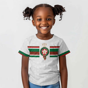 Custom Moroccan Football Kid T shirt The Hunt of Atlas Lions
