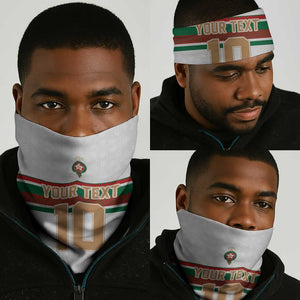 Custom Moroccan Football Neck Gaiter The Hunt of Atlas Lions LT03
