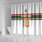 Custom Moroccan Football Shower Curtain The Hunt of Atlas Lions