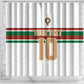 Custom Moroccan Football Shower Curtain The Hunt of Atlas Lions