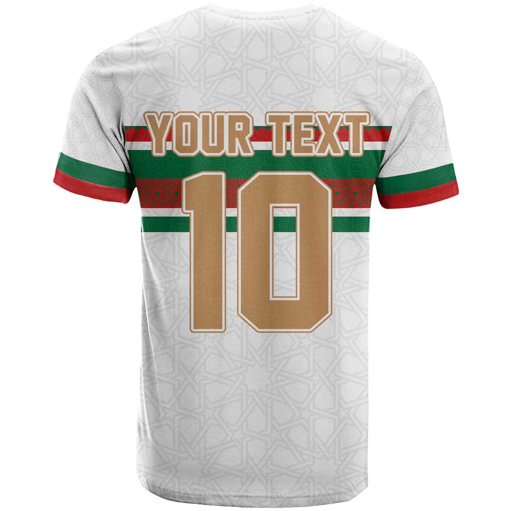 Custom Moroccan Football T shirt The Hunt of Atlas Lions