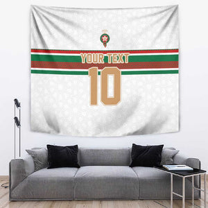 Custom Moroccan Football Tapestry The Hunt of Atlas Lions