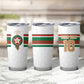 Custom Moroccan Football Tumbler Cup The Hunt of Atlas Lions