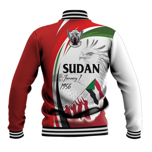 Happy Independence of Sudan Baseball Jacket Soldiers Fight for Homeland - Victory is ours