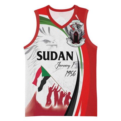 Happy Independence of Sudan Basketball Jersey Soldiers Fight for Homeland - Victory is ours - African Pride