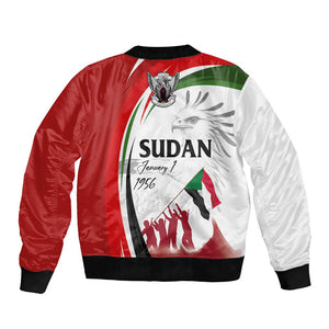 Happy Independence of Sudan Bomber Jacket Soldiers Fight for Homeland - Victory is ours