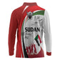 Happy Independence of Sudan Long Sleeve Polo Shirt Soldiers Fight for Homeland - Victory is ours