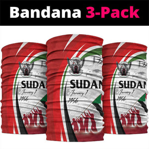 Happy Independence of Sudan Neck Gaiter Soldiers Fight for Homeland - Victory is ours LT03