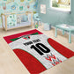 Custom Sudan Football Area Rug Wings of Victory - Go Falcons of Jediane
