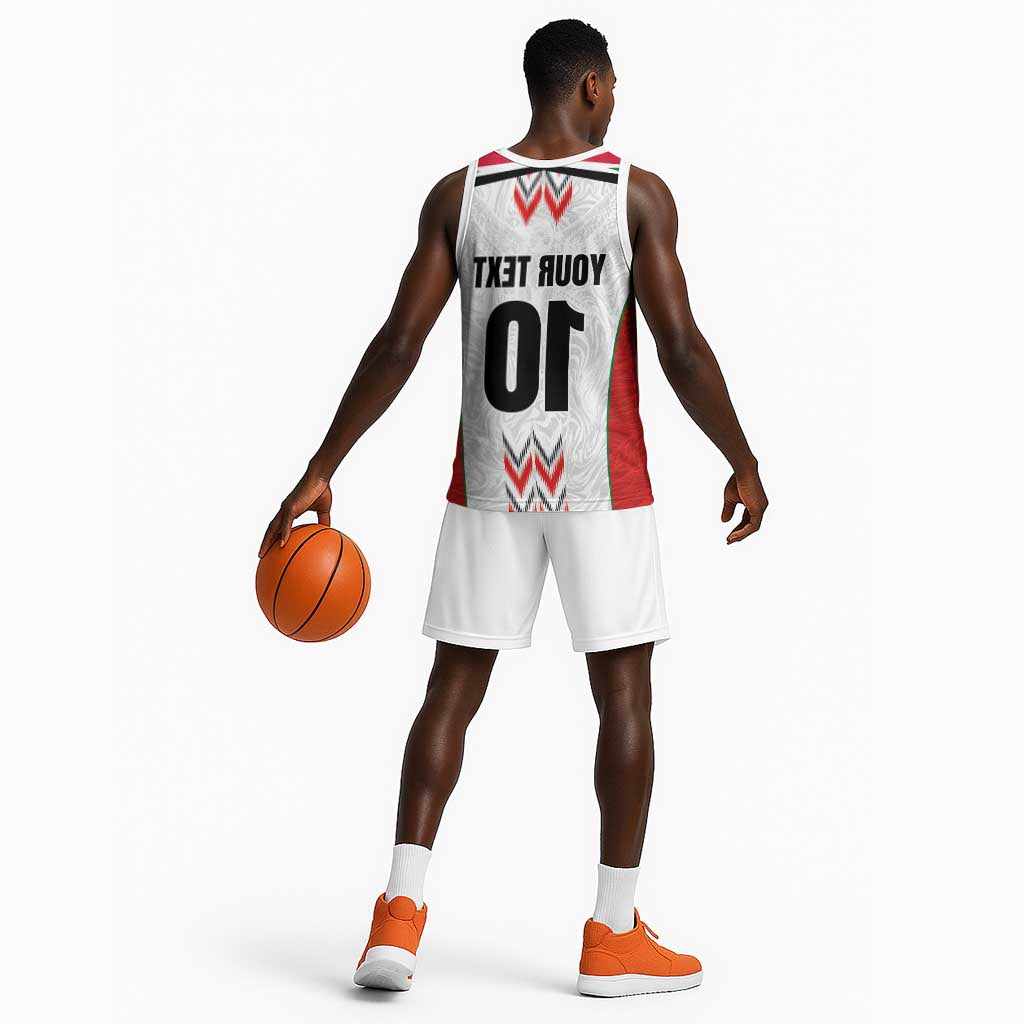 Custom Sudan Football Basketball Jersey Wings of Victory - Go Falcons of Jediane - African Pride