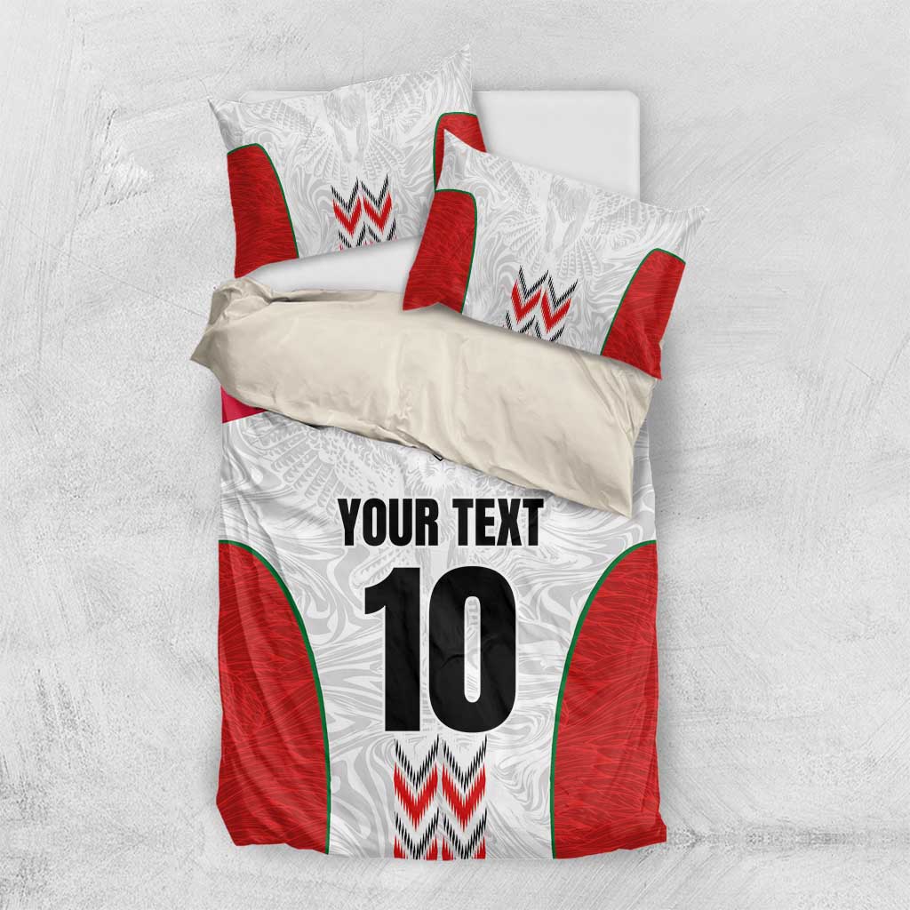 Custom Sudan Football Bedding Set Wings of Victory - Go Falcons of Jediane
