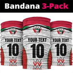 Custom Sudan Football Neck Gaiter Wings of Victory - Go Falcons of Jediane LT03