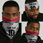 Custom Sudan Football Neck Gaiter Wings of Victory - Go Falcons of Jediane LT03