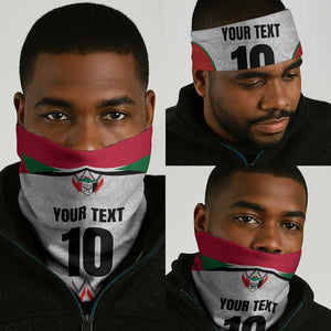 Custom Sudan Football Neck Gaiter Wings of Victory - Go Falcons of Jediane LT03