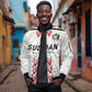 Custom Sudan Football Sleeve Zip Bomber Jacket Wings of Victory - Go Falcons of Jediane